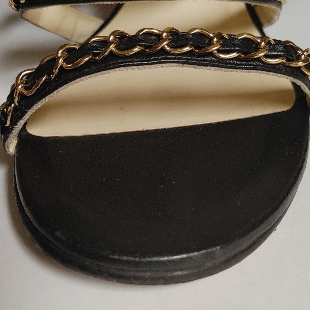 CHANEL Other Open Shoes Lambskin Black Size 40 - Picture 4 of 16